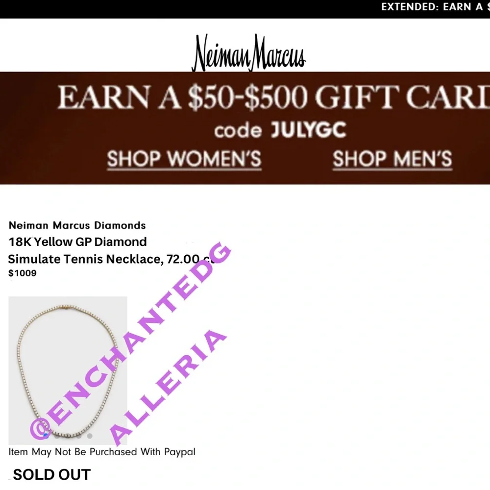 18k 72ct Tennis Necklace - Picture 13 of 14